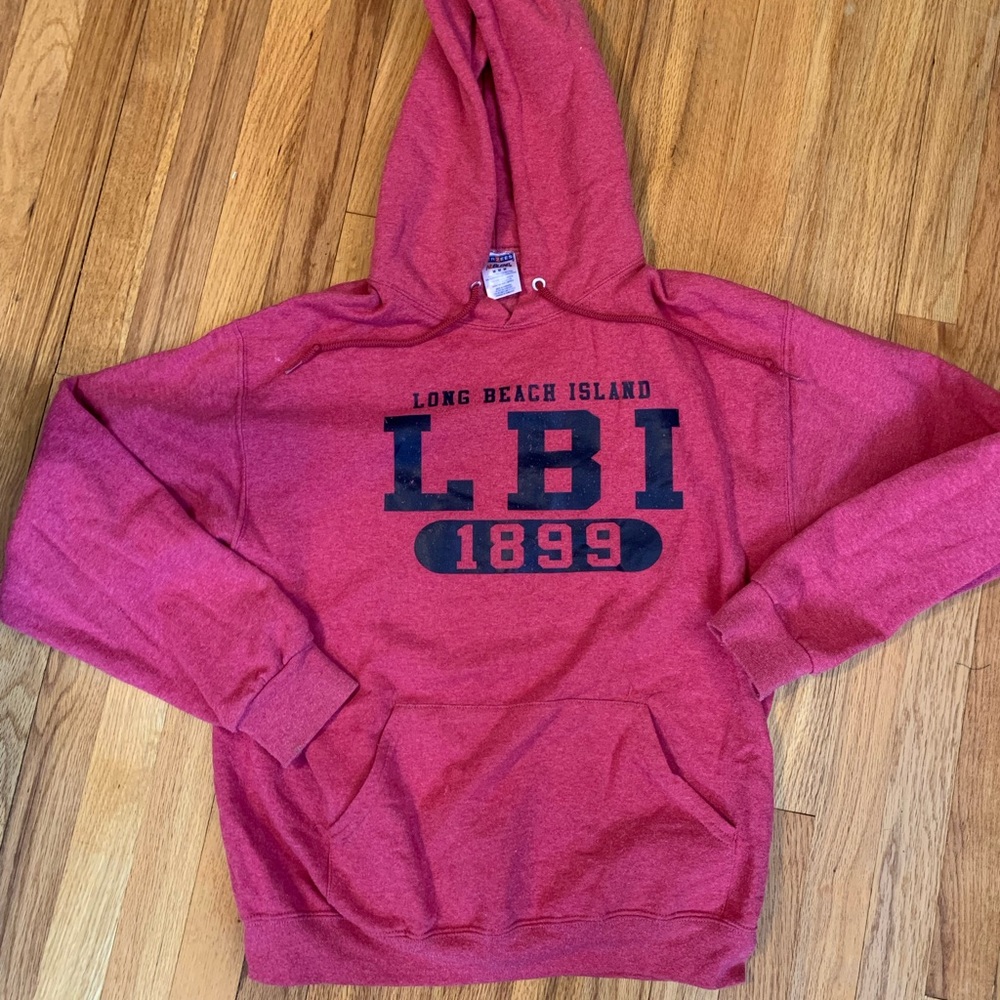 Lbi Long Beach Island Hoodie Pullover Sweatshirt
